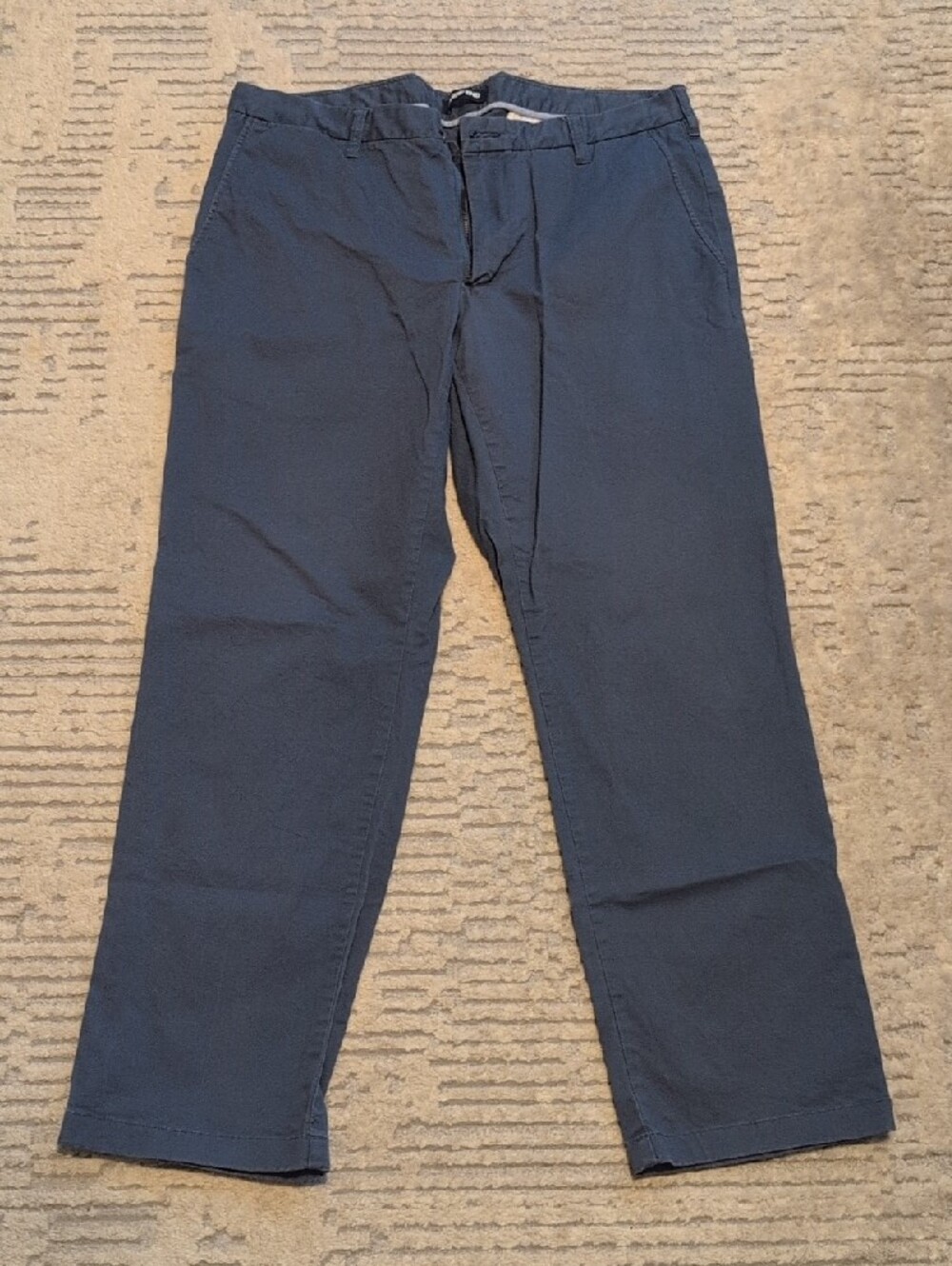 Lands' End Men's Blue Chinos - Picture 2 of 10
